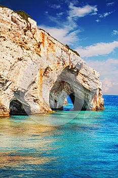 Blue caves, Zakynthos island