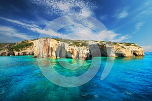 Blue caves, Zakynthos island