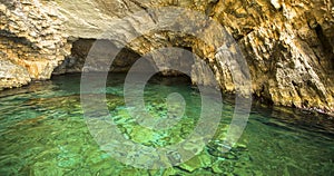 Blue caves, Zakynthos island, Greece. Travel.