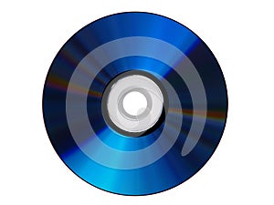 Blue cdrom isolated