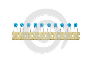 Blue ceramic Capacitor batch