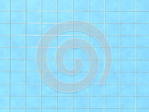 Blue ceramic tile pattern