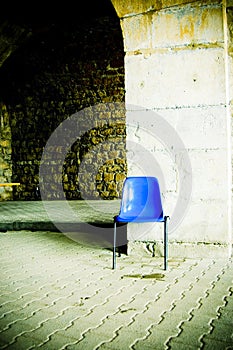 Blue chair