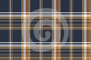 Blue check pixel fabric texture seamless pattern