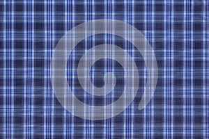 Blue checkered fabric