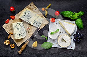 Blue Cheese and Brie Soft Cheese
