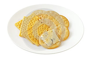 Blue Cheese and Crackers