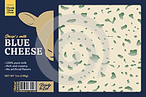 Blue cheese packaging design