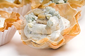 Blue Cheese and walnut appetizer
