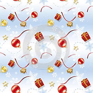 Blue Child Christmas Wrapping paper