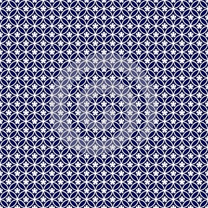 Blue China Seamless Pattern