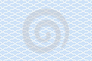 Blue chinese cloud pattern background