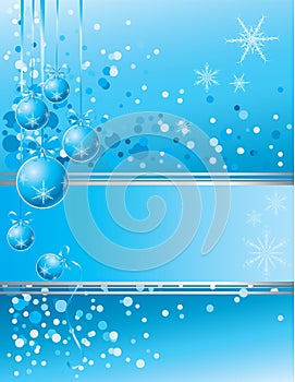 Blue Christmas background