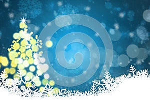 Blue Christmas Background