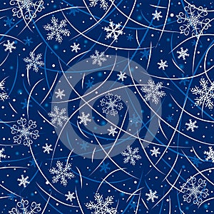 Blue christmas background