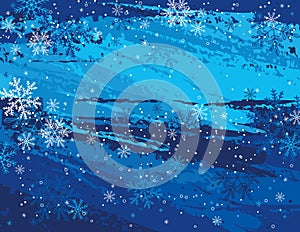 Blue christmas background