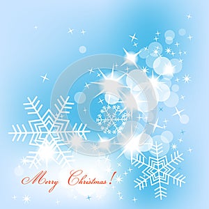 Blue Christmas background