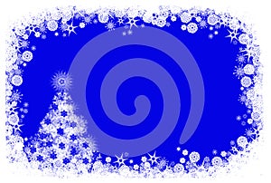 Blue Christmas background