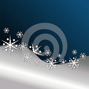 Blue christmas background