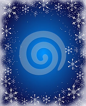 Blue christmas background