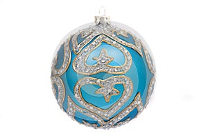 Blue Christmas decoration ball