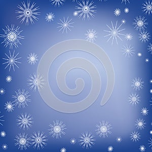 Blue Christmas greeting