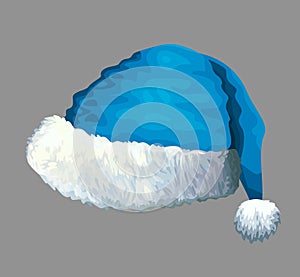 Blue Christmas hat