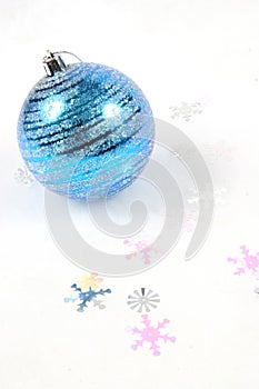 Blue Christmas Ornament