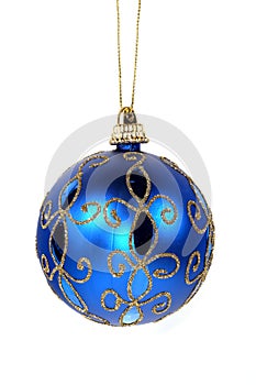 Blue Christmas Ornament