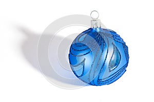 Blue Christmass ball photo