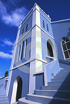 Blue church, Bermuda.