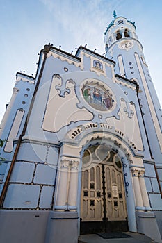The blue church in Bratislava