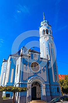 Modrý kostel nebo kostel sv. Alžběty nebo Modrý Kostolík v Bratislavě, Slovensko