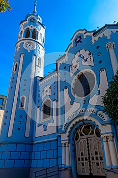 Modrý kostel nebo kostel sv. Alžběty nebo Modrý Kostolík v Bratislavě, Slovensko