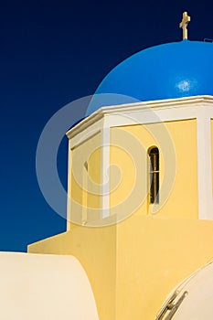 Blue Church Dome, Greece