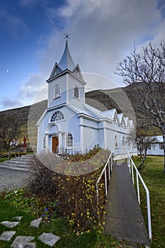 Blue Church in Seydisfjordur