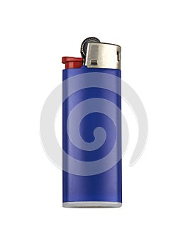 Blue cigarette lighter