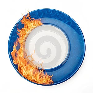 Blue Circle Fire