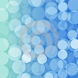 Blue circle vector background