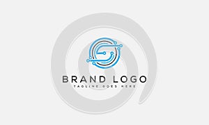 S lettermark logo template design vector.