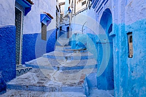 The blue city Chefchaouen Morocco