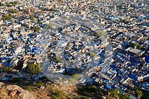 The blue city of Rajasthan Jodhpur