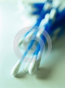 Blue cleaning sticks