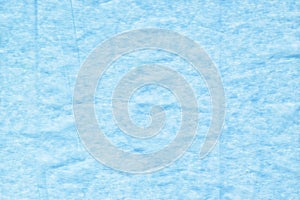 Blue cleaning wipe texture background. Wet alcohol napkin surface