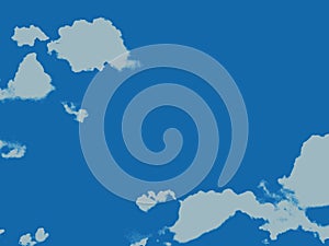 Sky in posterization style