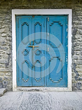 Blue Closed Door