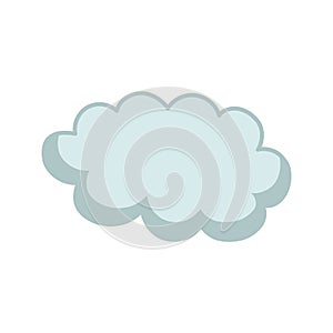 blue cloud icon