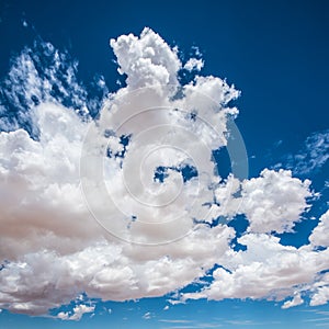 Blue cloudy sky background