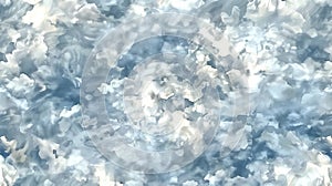 Blue cloudy sky pattern with wispy, layered clouds Ã¢â¬â impres