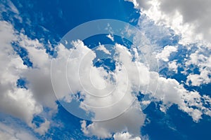 Blue cloudy sky, ultrahigh resolution picture